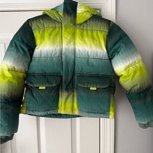 All in Motion Kids Lime Puffer Coat - Small